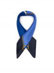 LAUREN RALPH LAUREN Siidist sall Colour-Blocked Anchor-Crest 454P09785003 Sinine