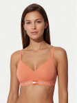 Tommy Hilfiger Bralette rinnahoidja Heritage Moulded Push-Up Bralette UW0UW05715 Oranž