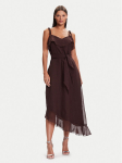 Vero Moda Kokteilikleit Sabrina 10344471 Pruun Regular Fit