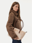 Tommy Hilfiger K&auml;ekott Popette East West Tote Faux Fur AW0AW19310 Helebeež