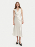 Max Mara Leisure Kokteilikleit Glizia 2516221048 Valge Regular Fit 42
