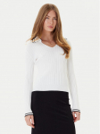 PINKO Kampsun Linosa 105418 A2PS Valge Regular Fit