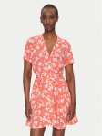Tommy Jeans Pluusikleit DW0DW21353 Oranž Relaxed Fit XXS