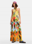 Desigual Suvekleit Tropi 24SWMW08 V&auml;rviline Loose Fit L