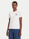 Gant T-s&auml;rk Bisiklet Yaka 4200277 Valge Regular Fit