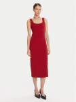 Patrizia Pepe Kokteilikleit 8A1514 A6F5 Punane Regular Fit