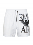 Emporio Armani Ujumis&scaron;ortsid EM000583 AF20434 U0002 Valge Regular Fit