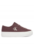Calvin Klein Jeans Tossud Vulc Flatform Low Canvas Mg YW0YW01763 Bordoopunane