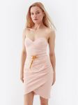 Elisabetta Franchi Kokteilikleit AB-425-32E2-V500 Roosa Slim Fit