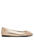Tommy Hilfiger Baleriinad Metallic Toe-Cap FW0FW08920 Kuldne