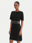 JOOP! Kootud kleit Kirla 10018002 Must Regular Fit