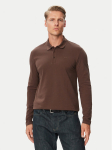 HUGO Polo s&auml;rk Donoslong 50547358 Pruun Regular Fit
