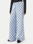adidas Dressip&uuml;ksid Satin Polka Dots Wide Leg Pant KV1170 Helesinine Relaxed Fit
