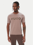 HUGO T-s&auml;rk Dulivio 50467556 Pruun Regular Fit