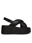 Tommy Jeans Sandaalid Padded Strap Wedge Sandals EN0EN02946 Must