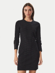 Liu Jo Sport Kootud kleit TF6184 MS49I Must Slim Fit