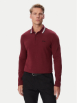 BOSS Polo s&auml;rk Plisy  50536609 Bordoopunane Regular Fit