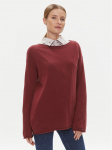 Tommy Hilfiger Kampsun WW0WW39890 Punane Relaxed Fit XS