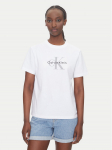 Calvin Klein Jeans T-s&auml;rk Hero LV047B865G Valge Regular Fit