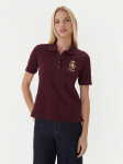 Tommy Hilfiger Polo s&auml;rk Gold Crest WW0WW47315 Bordoopunane Regular Fit