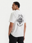 RVCA T-s&auml;rk Double Trouble EVYZT00289 Valge Relaxed Fit