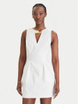 Elisabetta Franchi Kokteilikleit AB-856-61E2-V490 Valge Regular Fit
