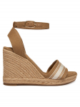 Tommy Hilfiger Espadrillid High Wedge Espad Webbing FW0FW09342 Beež 40