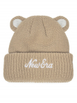 New Era M&uuml;ts Teddy Bear Ears Cuff Knit Beanie 60580793 Beež