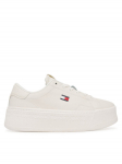 Tommy Jeans Tossud Tjw Script Cupsole Flatform EN0EN02961 Valge