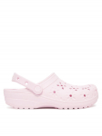 Crocs Pl&auml;tud Classic Floral Cut Out Clog 210927 Roosa 42_43