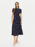 Tommy Hilfiger Igap&auml;evane kleit Modern F&F Midi Dress WW0WW44547 Tumesinine Regular Fit