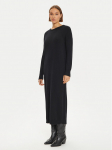 Liu Jo Kootud kleit WF4533 MS009 Must Regular Fit