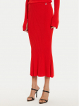 Patrizia Pepe Midiseelik 8G0423/K9J5-R835 Punane Regular Fit