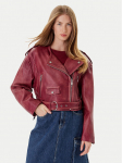 BOSS Nahkjope C_Sadora 50543026 Bordoopunane Regular Fit