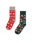 Lasocki Pikad sokid 2MB-004-AW23 (2-pack) V&auml;rviline 39_42