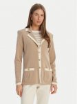 Luisa Spagnoli Kardigan Meridien 100357 Beež Regular Fit