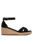 Tommy Hilfiger Espadrillid Mid Wedge Espad X Cross FW0FW09332 Must