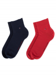 Tommy Hilfiger L&uuml;hikesed sokid 342025001 Tumesinine
