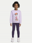 adidas Komplekti kuulub pluus ja retuusid Disney Minnie Mouse KB7314 Lilla Regular Fit