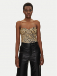 NORMA KAMALI Bodi Mio KK324XPL300656 Pruun Slim Fit