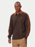 adidas Pluus 3-Stripes Rugby Longsleeve Polo KE4112 Pruun Regular Fit