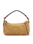 Tory Burch K&auml;ekott Fleming Suede Pochette 185797 Kreemjas
