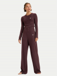 Roxy Dressip&uuml;ksid Rise & Vibe New Rib ERJNP03673 Bordoopunane Relaxed Fit