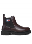 Tommy Jeans Poolsaapad Tjm Leather Chelsea Boot EM0EM01448 Pruun 44