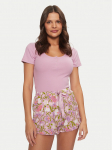 Hunkem&ouml;ller Pidžaamas&auml;rk Henley 206488 Roosa Regular Fit