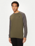 U.S. Polo Assn. Pikkade varrukatega T-s&auml;rk MUP1588 Roheline Regular Fit