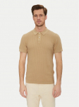 Blend Polo s&auml;rk 20718361 Beež Regular Fit