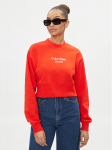 Calvin Klein Jeans Pluus Stacked Institutional J20J221466 Punane Regular Fit