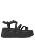 Tommy Jeans Sandaalid Tjw Wedgy Strappy Sandal EN0EN02756 Must