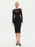 PINKO Kokteilikleit 103844 A208 Must Slim Fit 40